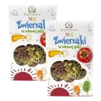 Combo 2 Mì nui rau củ cho bé hình động vật Bartolini (250g)