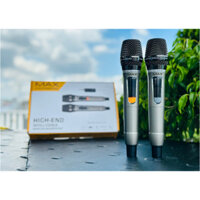 Combo 2 Micro không dây đa năng Max 32 - Màn hình LCD hiển thị tần số - phù hợp cho mọi thiết bị bắt sóng xa hút âm tốt