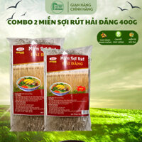 Combo 2 Miến Sợi Rút Hải Đăng Nguyên Chất Từ Củ Dong Riềng Túi 400g Ăn Kiêng, Giảm cân, Cho Người Tiểu Đường