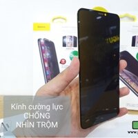Combo 2 miếng dán Baseus chống nhìn trộm cho iphone 12mini 12pro 12 promax