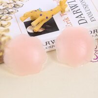 Combo 2 Miếng Dán Núm Ti Silicon Bọc Vải hoặc silicon trơn hình hoa và hình tròn - Silicon hoa