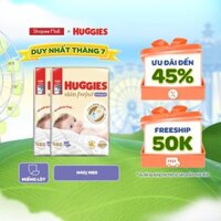 Combo 2 Miếng lót sơ sinh Huggies Skin Perfect Newborn 2 N40/N60