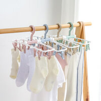 Combo 2 móc trùm phơi đồ lót, tất vớ, đồ trẻ em 12 kẹpcái