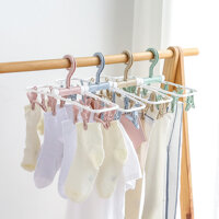 Combo 2 móc trùm phơi đồ lót, tất vớ, đồ trẻ em 12 kẹpcái