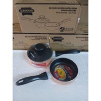 COMBO 2 MÓN NỒI NẤU BỘT VÀ CHẢO SUNHOUSE 14 CM