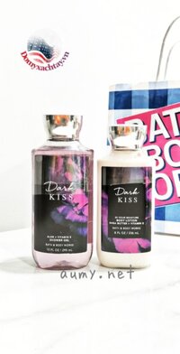 Combo 2 món Sữa Tắm Dark kiss Aloe + Vitamin E Shower Gel 295mL + Sữa Dưỡng Thể Body Lotion 24 Hour