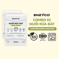 Combo 2 Muối Cho Máy Rửa Bát Enzyco Nhập Khẩu Từ Israel Muối Biển Tự Nhiên Tinh Khiết