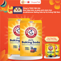 Combo 2 Muối nổi Đa Năng Arm&Hammer Baking Soda 1,81kg Tặng 3 Túi Tinh Khiết 100g