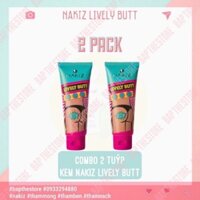 COMBO 2 NAKIZ LIVELY BUTT【CHÍNH HÃNG】 Kem giảm thâm, mụn Mông, Bẹn, Nách, Lưng, Nhũ hoa, Cùi chỏ, Đầu gối .... Thái Lan