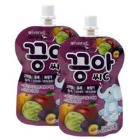 Combo 2 Nước ép hoa quả Ivenet táo, lê, mận và bắp cải, 80ml