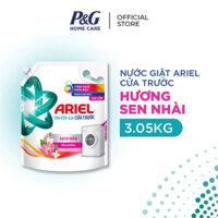 Combo 2 Nước Giặt ARIEL Chuyên Gia Cửa Trước Ngăn Lem Màu Hương Sen & Nhài Túi 3.05KG