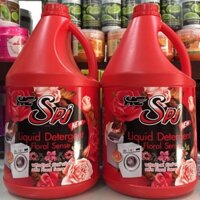 Combo 2 Nước giặt SPJ đỏ Thái Lan 3500ml & nước xả