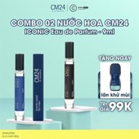 Combo 2 nước hoa CM24 ICONIC COOL WARM Eau de Parfum 9ml