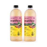 Combo 2 Nước Ngâm Rau Củ Quả Sinh Học ENZYCO Lên Men Tự Nhiên 100% Từ Dứa 야채 과일용 세제Vegetable & fruit washing liquid