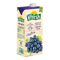(COMBO 2) Nước Nho Ép, Vfresh, 100% Grape Juice (1L) - VINAMILK