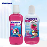 Combo 2 Nước Súc Miệng Trẻ Em Hương Dâu Tây Ngăn Ngừa Sâu Răng PIERROT Piwy Không Cay 500ML Cho Bé Từ 6 Tuổi