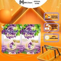 Combo 2 Nước Xả Vải Hygiene Thái Lan Giặt Xả Quần Áo Morning Bloom Life Nature [Tím] 1150ml  .,