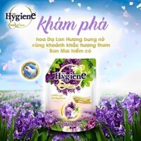 Combo 2 Nước Xả Vải Hygiene Thái Lan Giặt Xả Quần Áo Morning Bloom Life Nature [Tím] 1150ml   # #   @