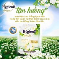 Combo 2 Nước Xả Vải Hygiene Thái Lan Giặt Xả Quần Áo Spring Magnolia Life Nature [Trắng] 1150ml