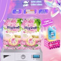 Combo 2 Nước Xả Vải Hygiene Thái Lan Giặt Xả Quần Áo Sunrise Kiss Life Nature [Hồng] 1150ml