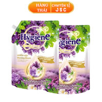 Combo 2 Nước Xả Vải Hygiene Thái Lan Giặt Xả Quần Áo Morning Bloom Life Nture [Tím] 1100ml  , A .