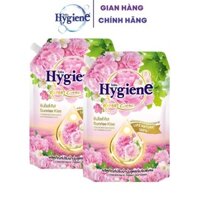 Combo 2 Nước Xả Vải Hygiene Thái Lan Giặt Xả Quần Áo Sunrise Kiss Life Nature [Hồng] 1150ml