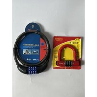 Combo 2 ổ khóa mật mã 4 số tự chọn số khóa nhà, khóa cửa, khóa xe,...
