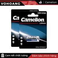 Combo 2 Pin Camelion CR123A Lithium chuẩn 3V