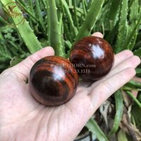Combo 2 quả bi lăn tay chống mỏi tay bằng gỗ trắc , hàng siêu vân cực đẹp VIETHORN