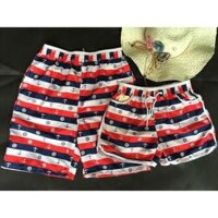 Combo 2 quần 1 quần nam 1 quần nữ CHẤT LIỆU Quần vải dù nhanh khô, chống bám cát, không co giản, lưng có dây rút