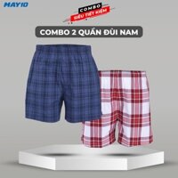 Combo 2 quần đùi nam May 10 phiên bản có túi 2 bên, màu ngẫu nhiên