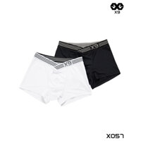 Combo 2 Quần Lót Boxer Nam Đai Xéo Dáng Đùi Vải Dệt Kim Thoáng Khí Cao Cấp - XX057