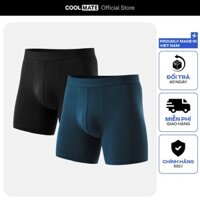 Combo 2 quần lót nam Boxer Brief Lenzing Modal co giãn tốt, chống nhăn Coolmate