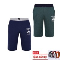 Combo 2 Quần Short Nam Lưng Thun Gabo Fashion CQS22 Tặng Dây Nịt hàng vnxk