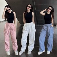 combo 2 quần túi hộp nữ , quần kaki túi hộp nữ đi học đi chơi đều đẹp Pants Voi Women Women