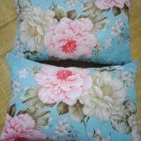 Combo 2 ruột gối nằm cao cấp hoa cúc xanh