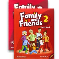 Combo 2 Sách: Family And Friends 2 (Classbook + Workbook) – In màu, kèm CD