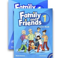 Combo 2 Sách: Family And Friends 1 (Classbook + Workbook) – In màu, kèm CD