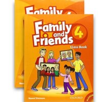 Combo 2 Sách: Family And Friends 4 (Classbook + Workbook) – In màu, kèm CD