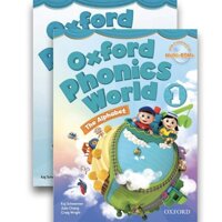 Combo 2 Sách: Oxford Phonics World 1 (Student book + Workbook) – In màu, kèm CD
