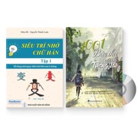 Combo 2 sách: Siêu trí nhớ chữ Hán tập 01 (In màu có Audio nghe) + 1001 bức thư viết cho bản thân (Trung – Việt – Pinyin) (Có Audio do GV TQ đọc) + DVD quà tặng – SIEUNHO011001