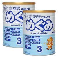 Combo 2 Sản phẩm dinh dưỡng công thức Megmilk Snow Brand Snowmilkmegmi 3 (Dành cho trẻ từ 3 tuổi trở lên) 900g