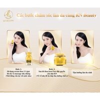 Combo 2 sản phẩm Ngừa mụn Giảm thâm Kn Beauty: Serum 30ml +kem dưỡng 25gr tặng gel rửa tay Lamcosme