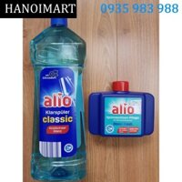 Combo 2 sản phẩm nước bóng Alio 1000ml + dung dịch vệ sinh máy rửa bát Alio 250ml