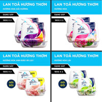 Combo 2 Sáp Thơm Glade Thái Lan 200gr (1 Cặp 2 Hũ Sáp) - 4 Mùi Hương Hoa Thơm Ngát