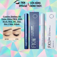 Combo 2 serum dưỡng mi ngày và đêm FKN 3ml- combo dưỡng mi toàn diện giúp mi dài, dày, kích mọc mi mày hiệu quả