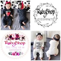 Combo 2 set body suit bé trai