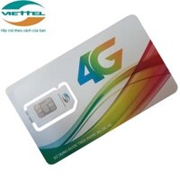 COMBO 2 SIM DCOM 4G VIETTEL chuyên dùng đăng ký các gói vào mạng, dùng cho máy tính bảng, điện thoại, wifi, dcom