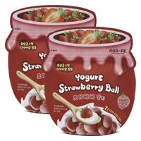 Combo 2 Snack sữa chua sấy khô AGA-AE vị dâu (20g)