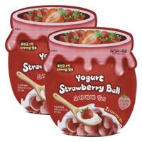 Combo 2 Snack sữa chua sấy khô AGA-AE vị dâu (20g)